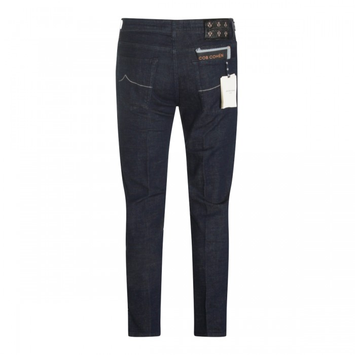 DARK BLUE COTTON SCOTT JEANS 2