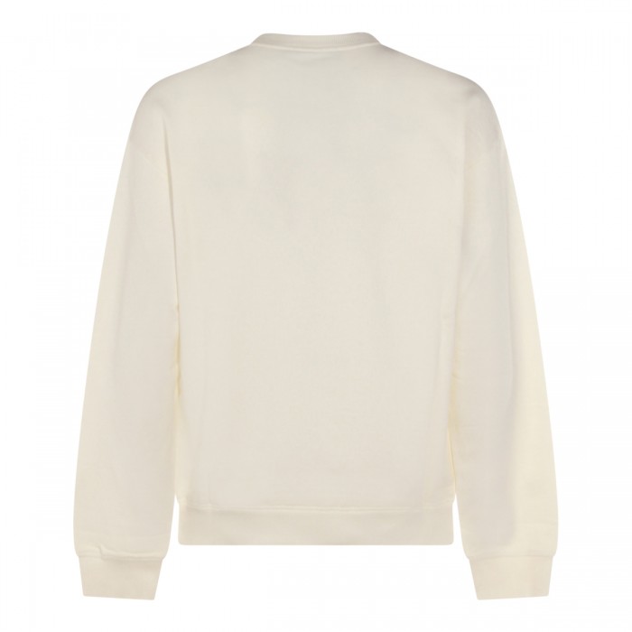 WHITE COTTON SWEATSHIRT 2