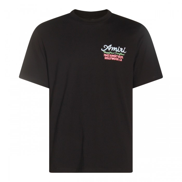 BLACK COTTON T-SHIRT