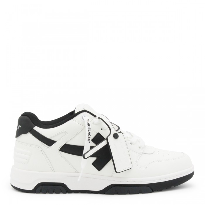 WHITE AND BLACK LEATHER OUT...