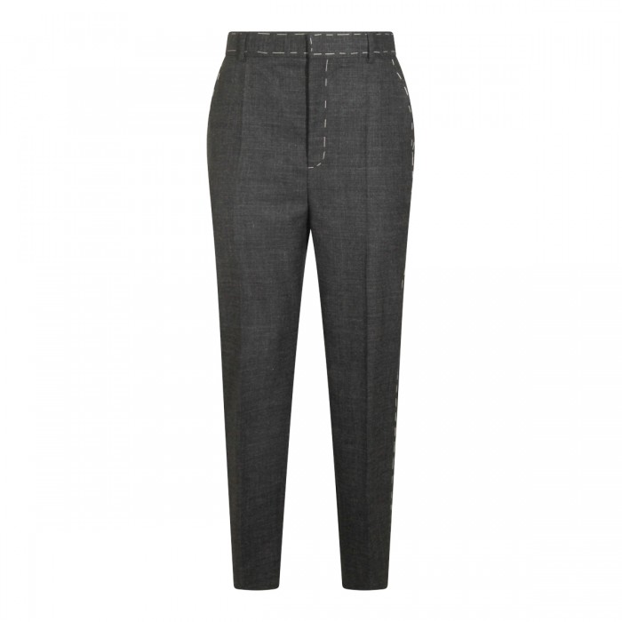 DARK GREY WOOL PANTS