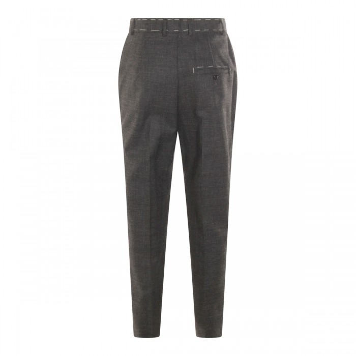 DARK GREY WOOL PANTS 2
