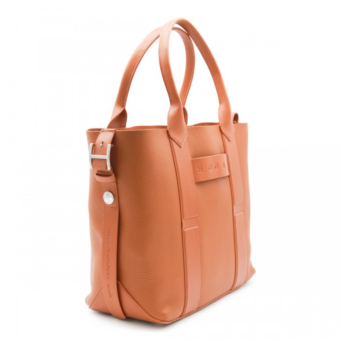 BROWN LEATHER TOTE 2
