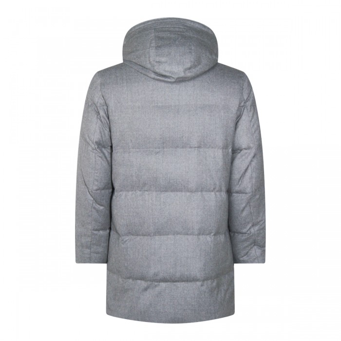 GREY WOOL DOWN JACKET 2