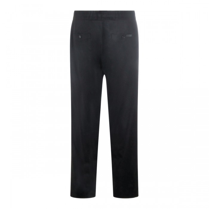 BLACK WOOL PANTS 2
