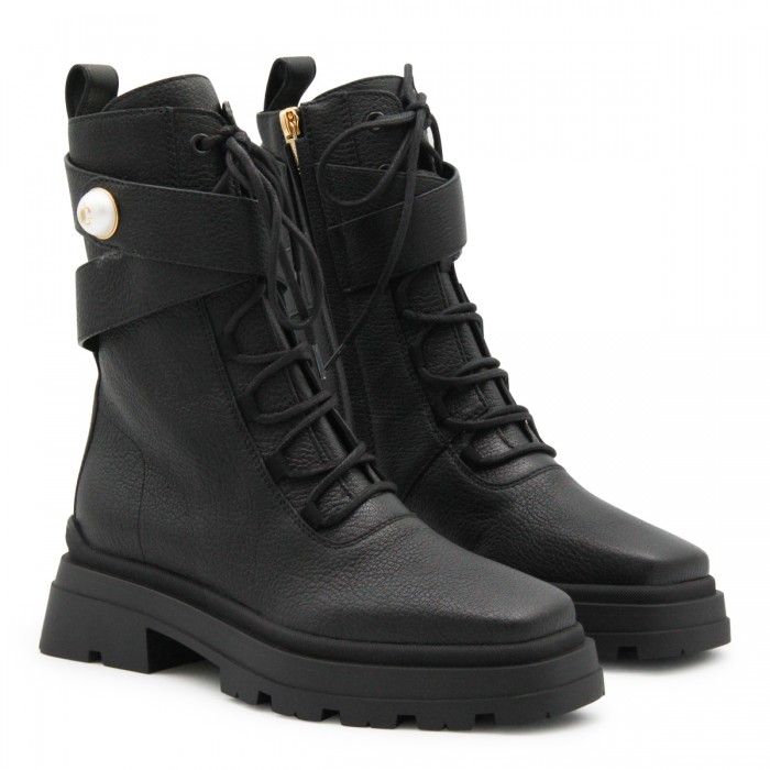 BLACK LEATHER BOOTS 2