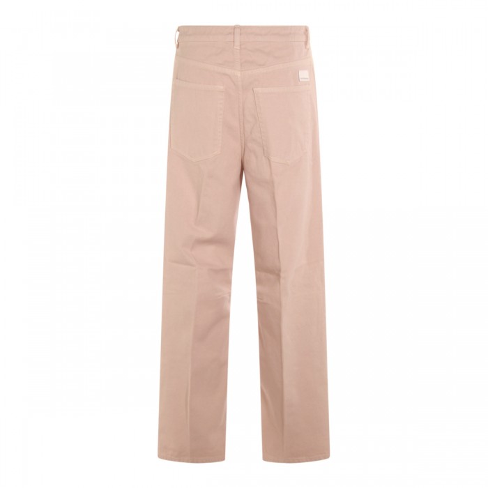 BEIGE COTTON JEANS 2