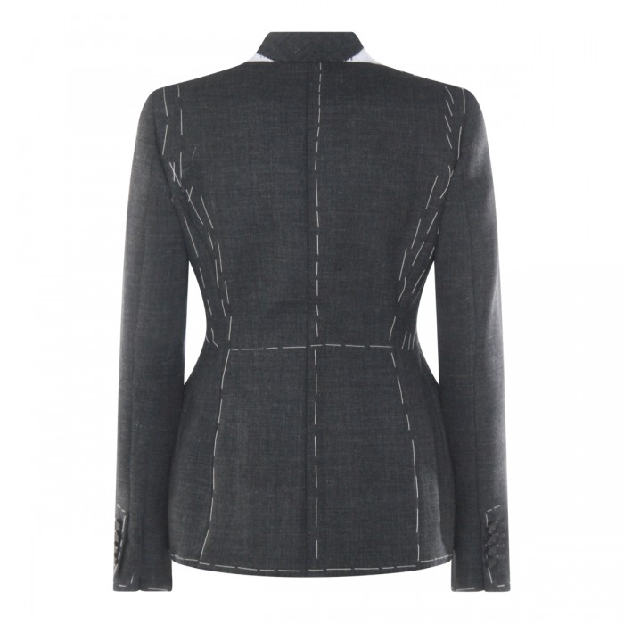GREY WOOL BLAZER 2