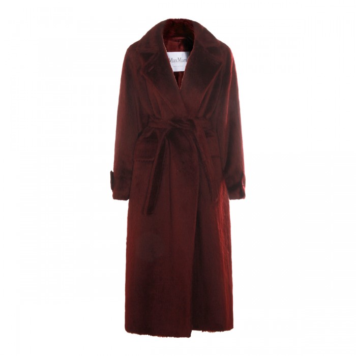 DARK RED WOOL ALBATA1234 COAT