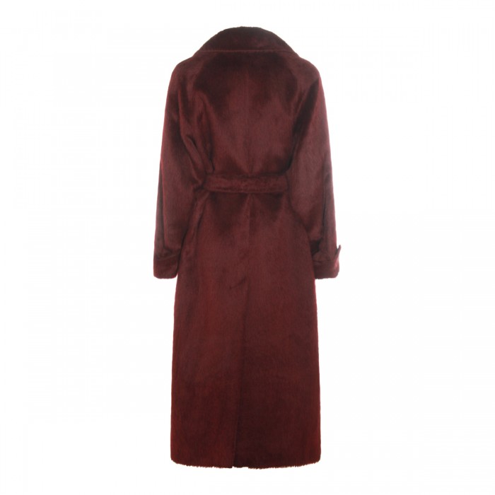 DARK RED WOOL ALBATA1234 COAT 2