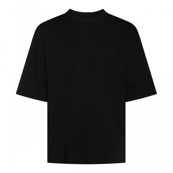 BLACK COTTON T-SHIRT