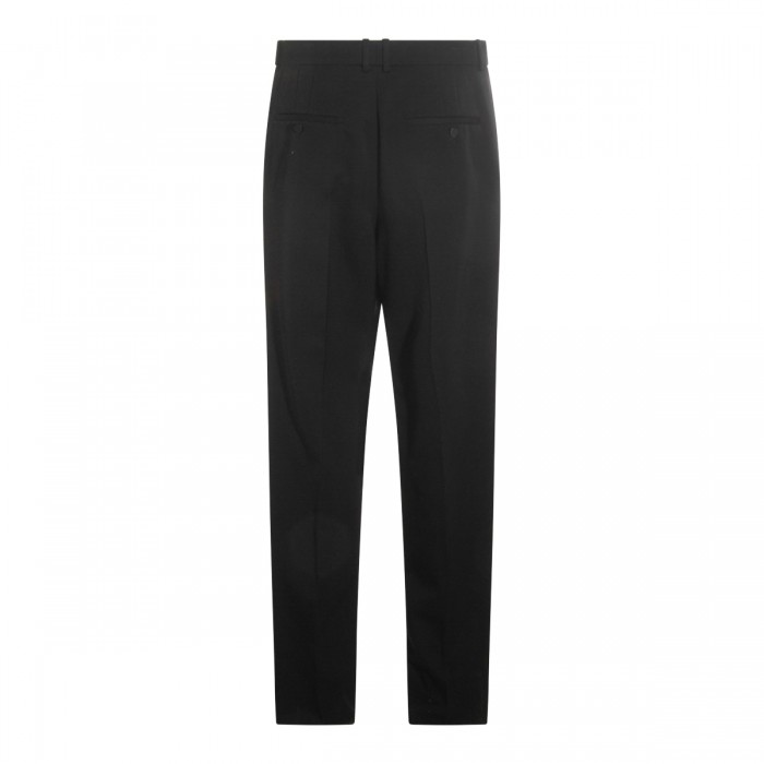 BLACK WOOL PANTS 2