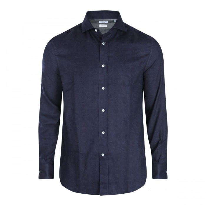 NAVY SHIRT COTTON SHIRT