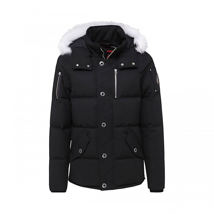 BLACK AND WHITW DOWN JACKET