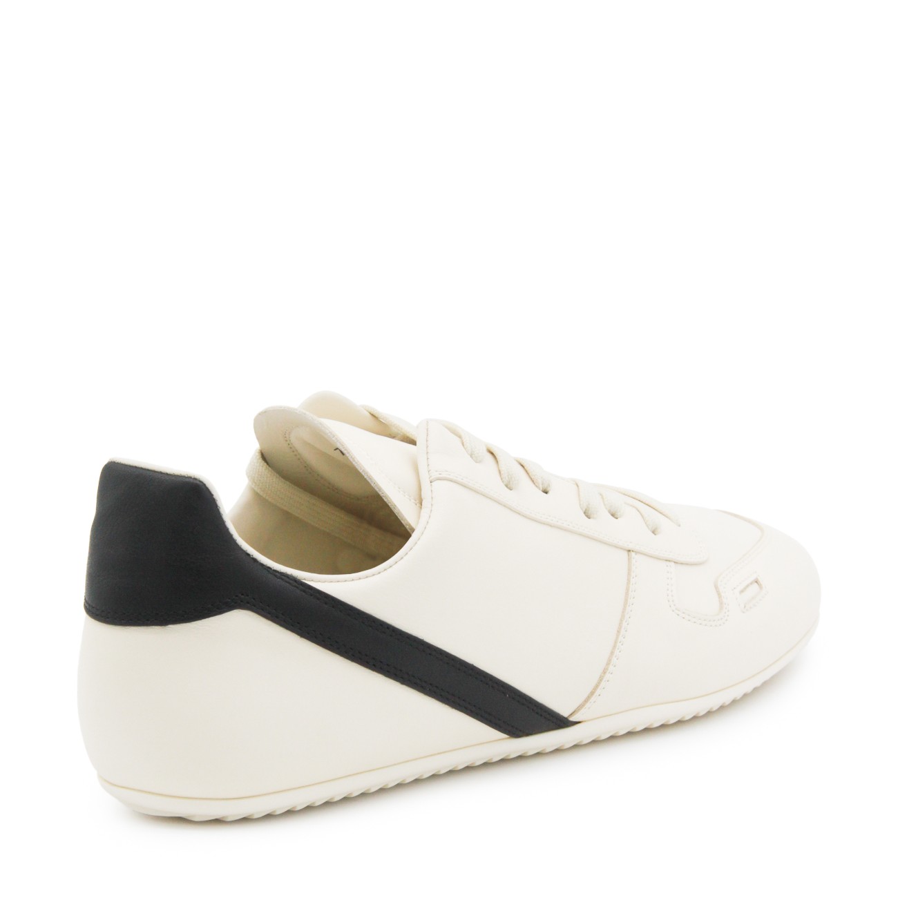 WHITE LEATHER MINIMAL SNEAKERS WHITE LEATHER MINIMAL SNEAKERS