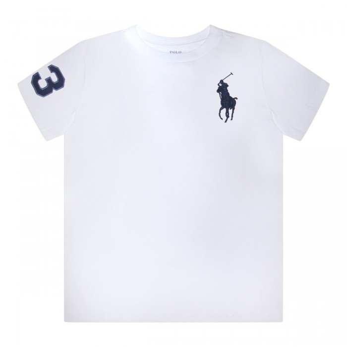 WHITE COTTON T-SHIRT