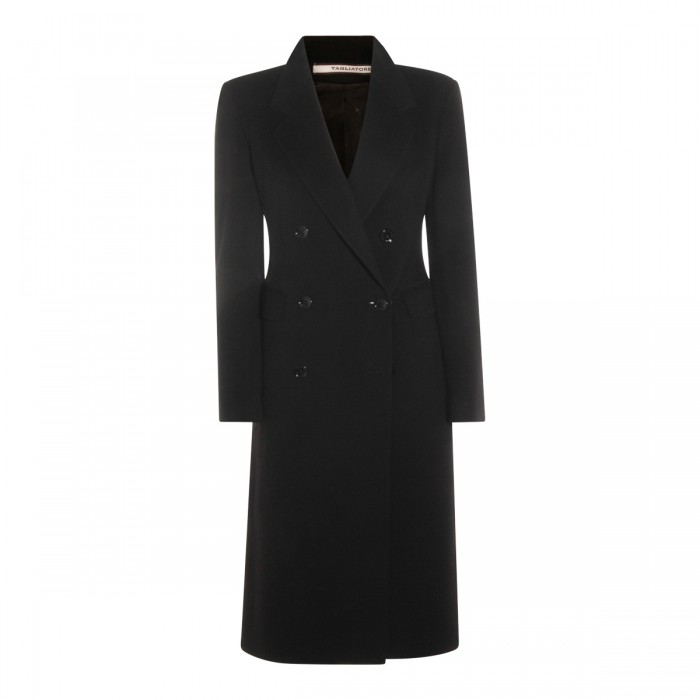 BLACK WOOL COAT