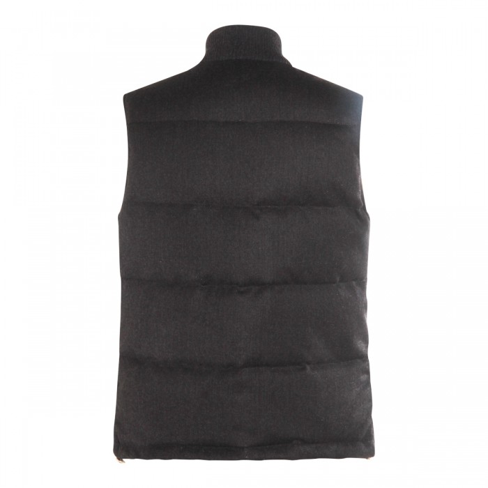 BLACK WOOL DOWN JACKET 2