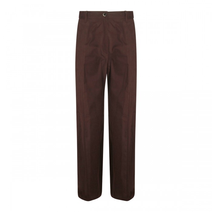 BROWN COTTON PANTS