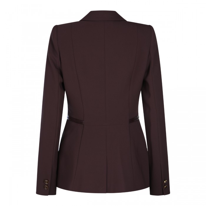 MERLOT DOUBLE BREASTED BLAZER 2