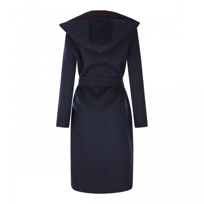 DARK BLUE WOOL COAT 2
