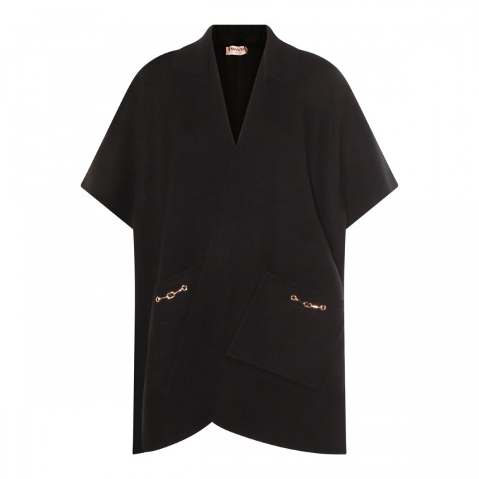 BLACK VISCOSE CAPES
