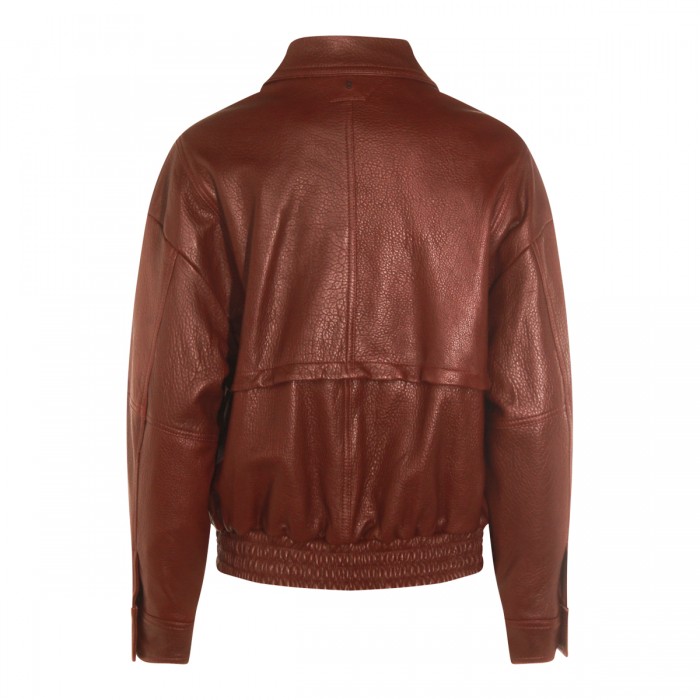 BORDEAUX LEATHER JACKET 2