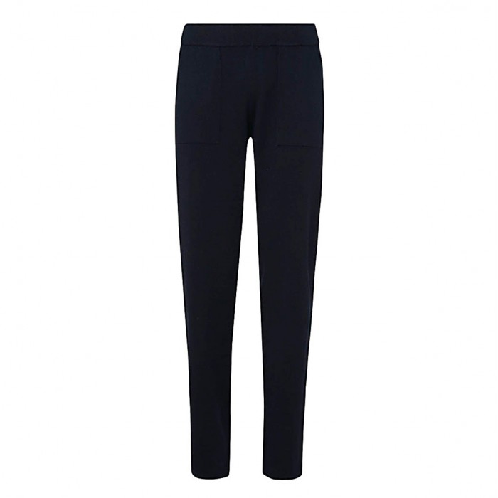 NAVY CASHMERE PANTS