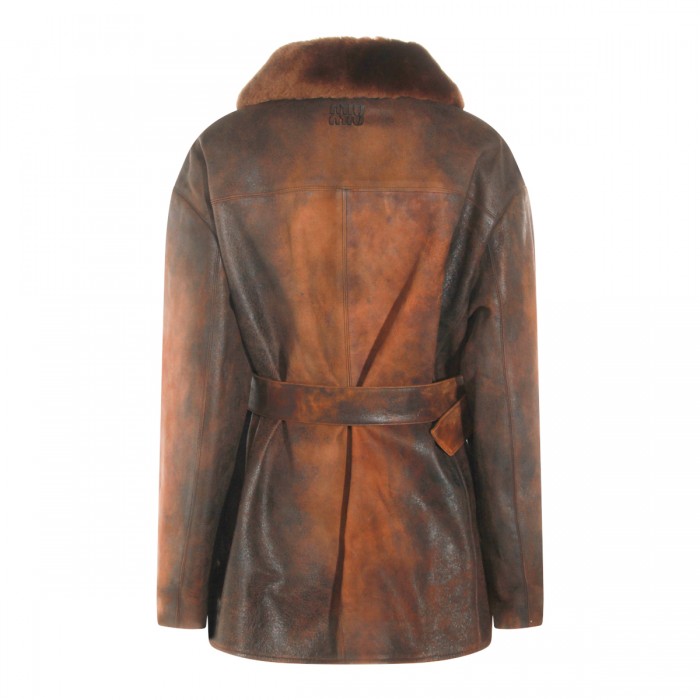 BROWN LEATHER JACKET 2