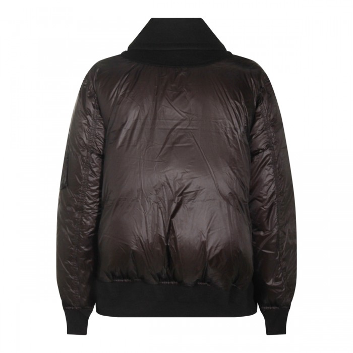 BLACK WOOL DOWN JACKET 2