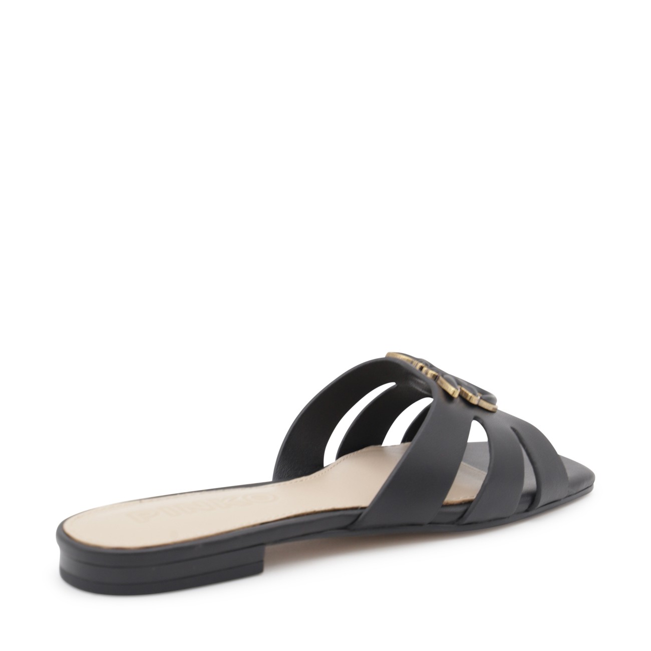 BLACK LEATHER FLATS BLACK LEATHER FLATS