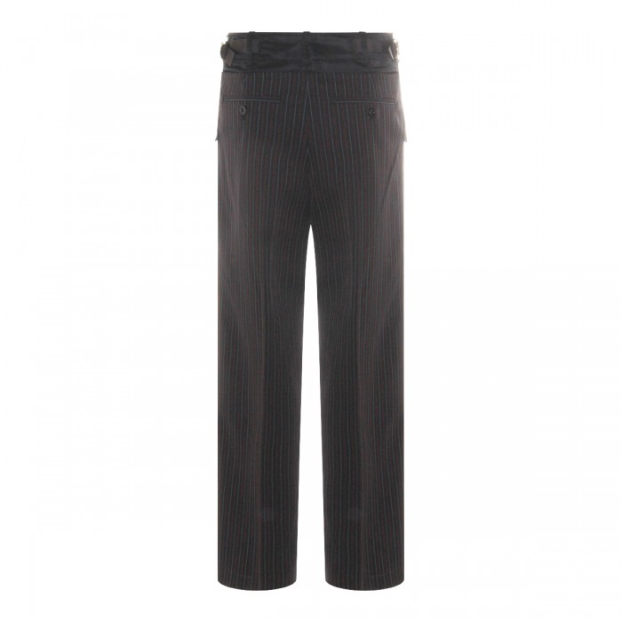 BLACK WOOL PANTS 2