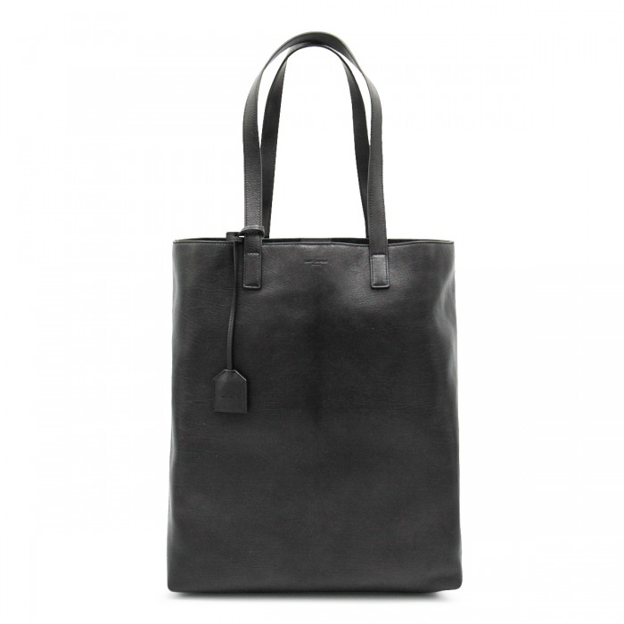 BLACK LEATHER TOTES