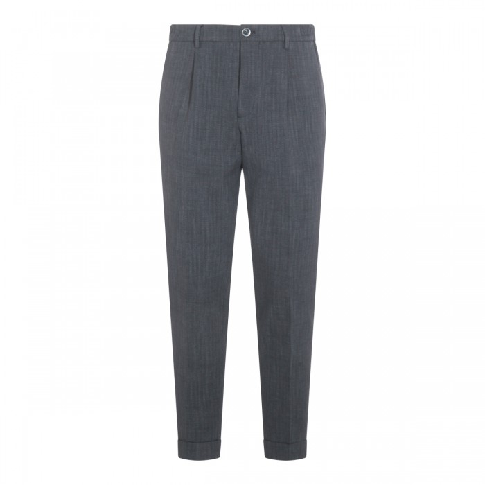 GREY VISCOSE PANTS