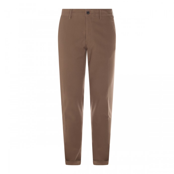 BROWN COTTON PANTS