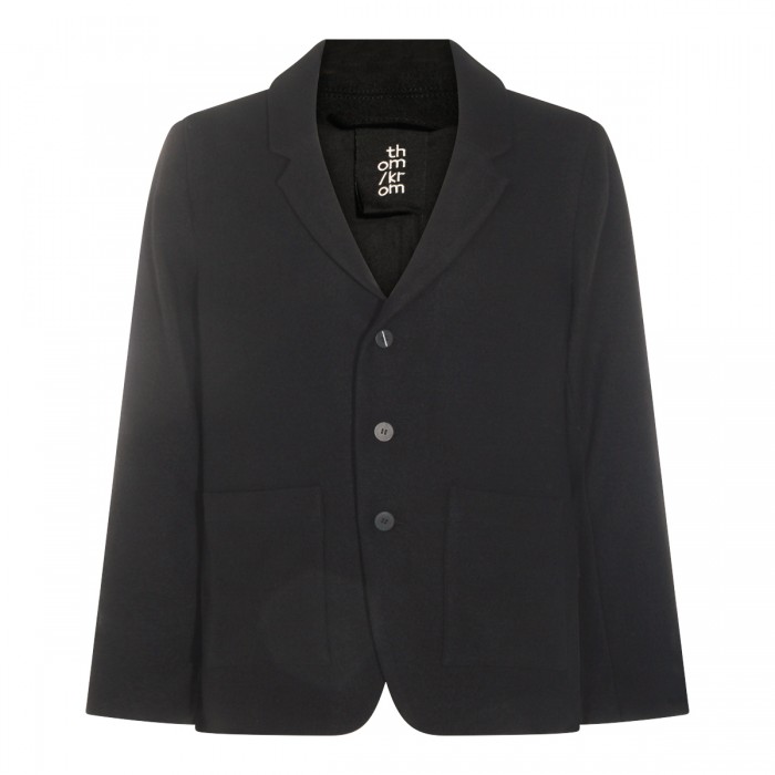 BLACK WOOL BLAZER