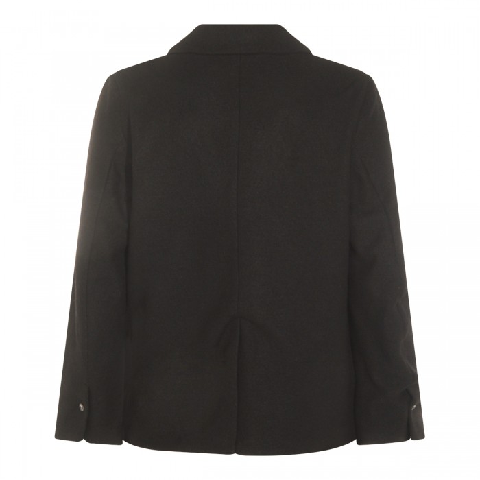 BLACK WOOL BLAZER 2