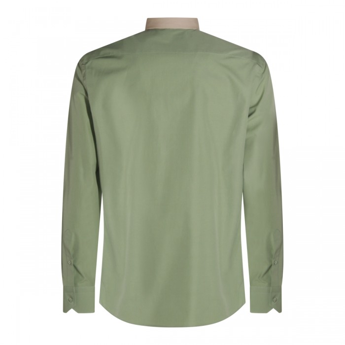 GREEN SILK SHIRT 2