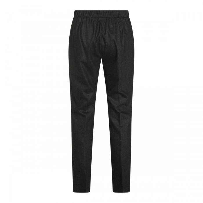 BLACK WOOL PANTS 2