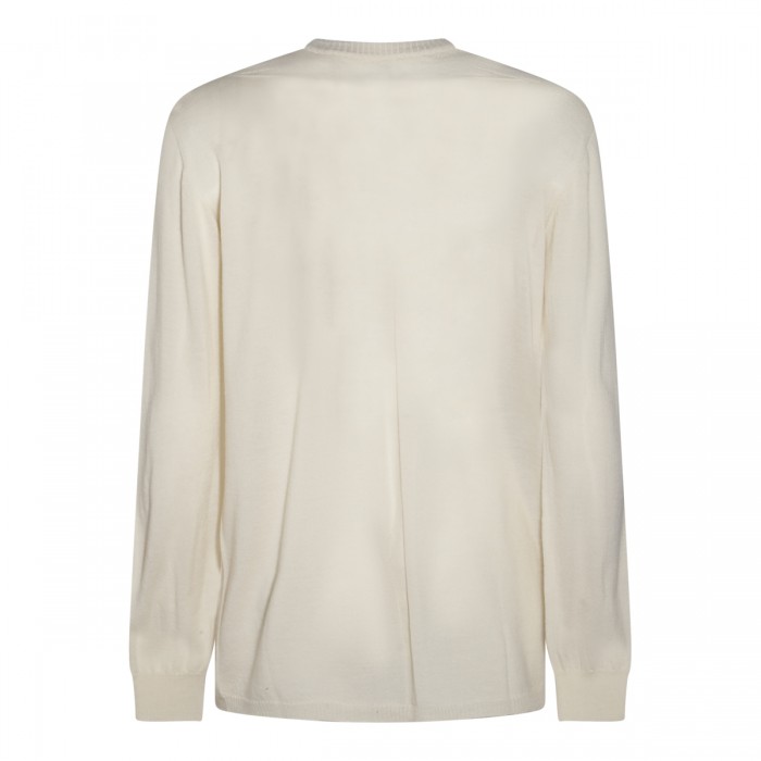 WHITE WOOL KNITWEAR 2