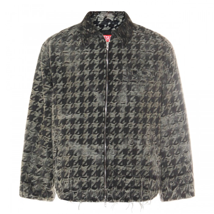 GREY COTTON CASUAL JACKET