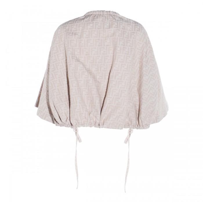 BEIGE COTTON CASUAL JACKET 2