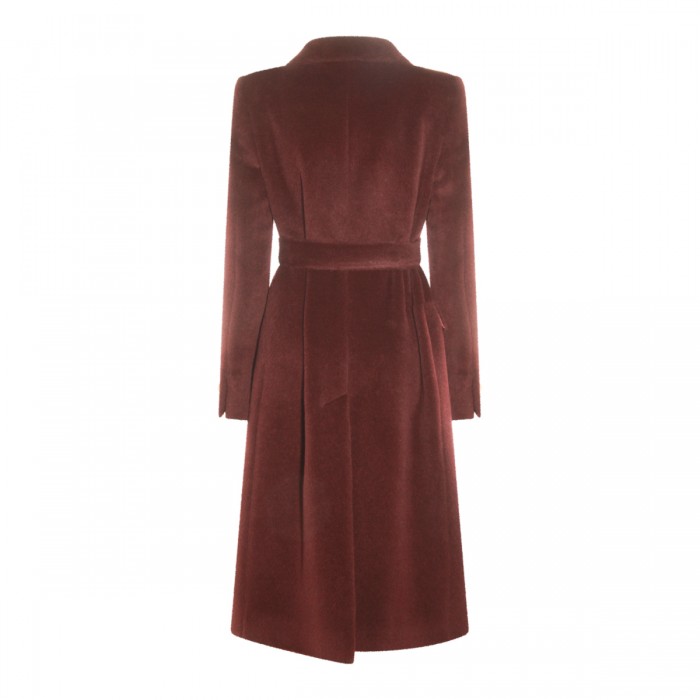 BORDEAUX WOOL COAT 2