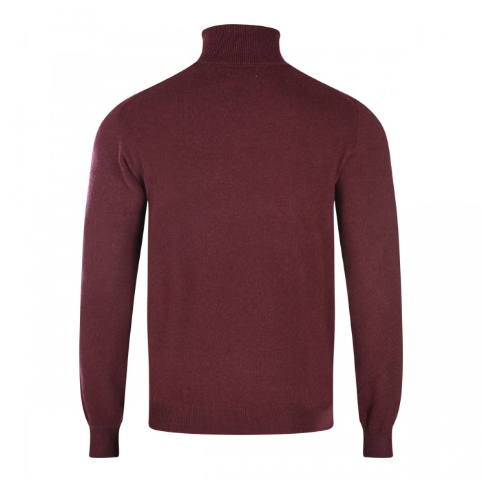 DARK RED CASHMERE KNITWEAR 2