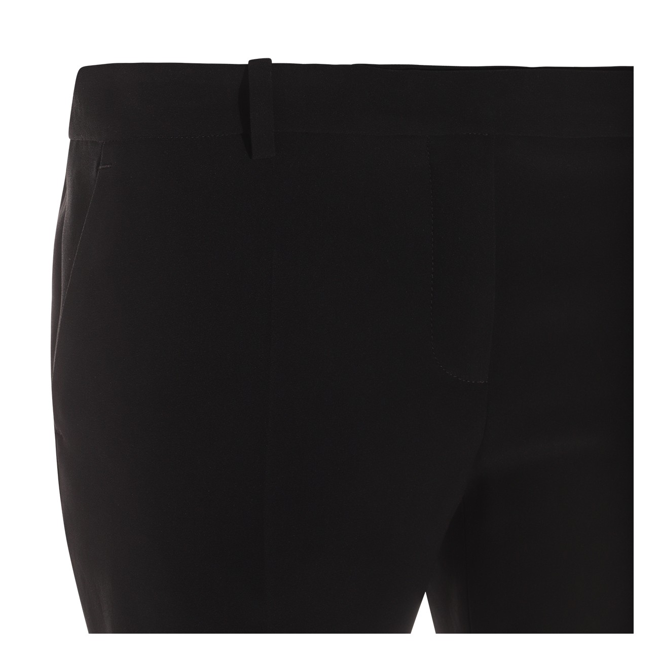 BLACK VISCOSE PANTS BLACK VISCOSE PANTS