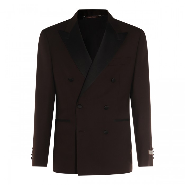 DARK BROWN WOOL SUITS