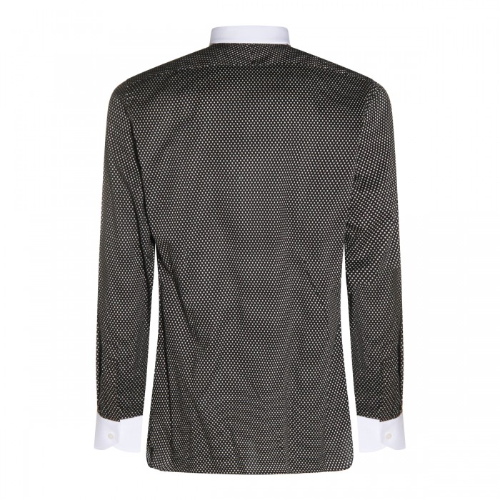 BLACK AND WHITE COTTON SHIRT 2