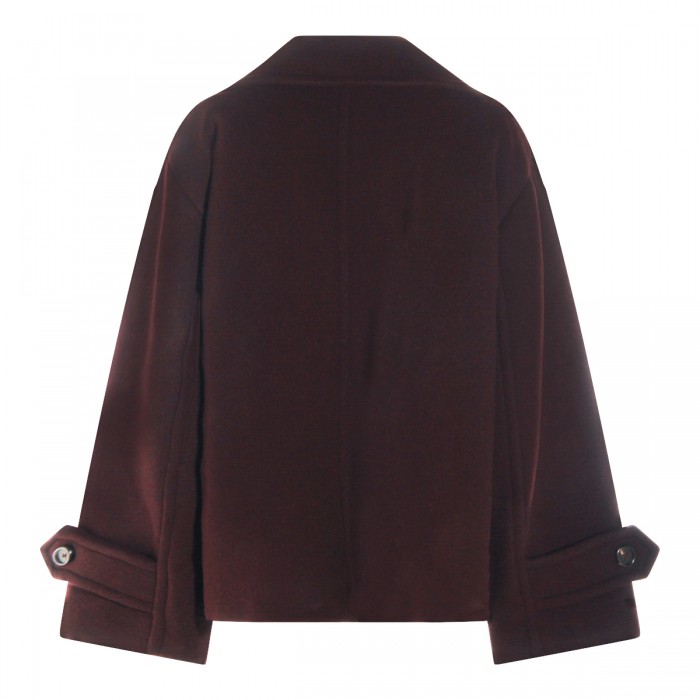 DEEP PURPLE WOOL COAT 2