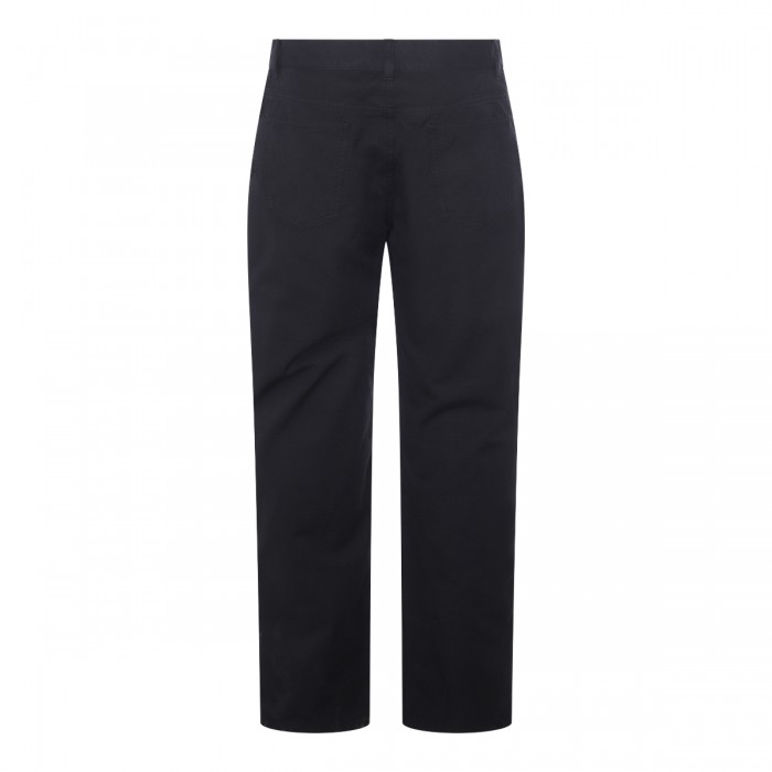 BLACK COTTON DENIM JEANS 2