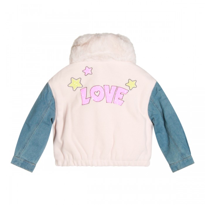 PINK AND BLUE CASUAL JACKET 2